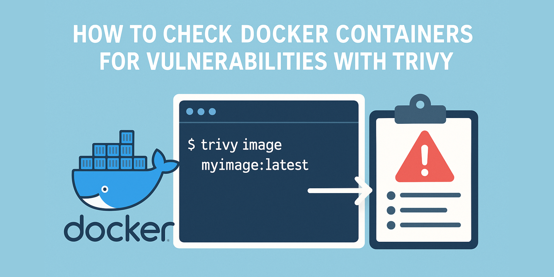 How to scan Docker containers for vulnerabilities using Trivy